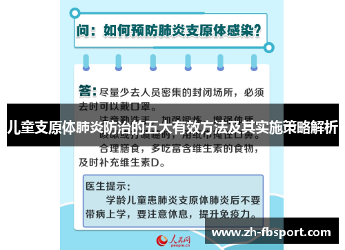 儿童支原体肺炎防治的五大有效方法及其实施策略解析