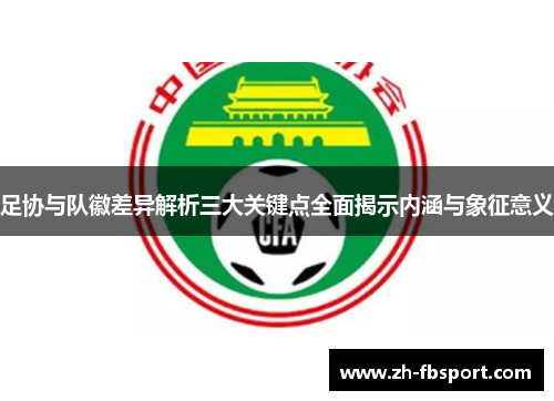 足协与队徽差异解析三大关键点全面揭示内涵与象征意义